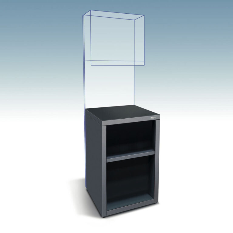 Open cupboard storage unit