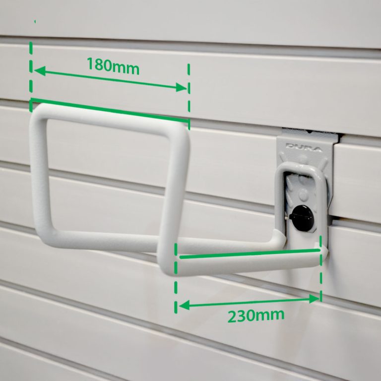 DUAS005 Heavy Duty Hook for StorePanel with Dims
