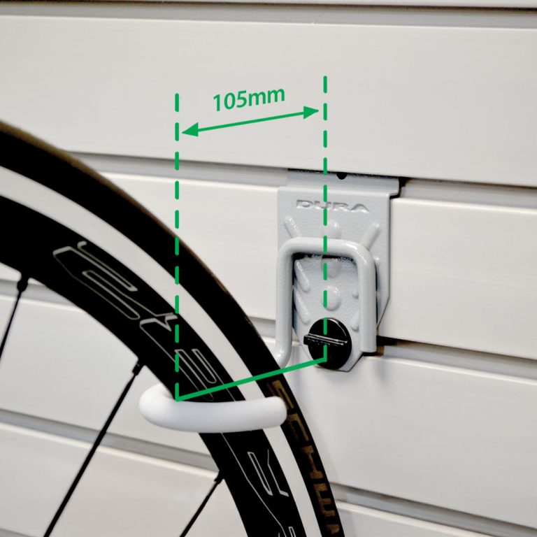 DUAS008 Bike Hook Wall Storage for StorePanel with Dims
