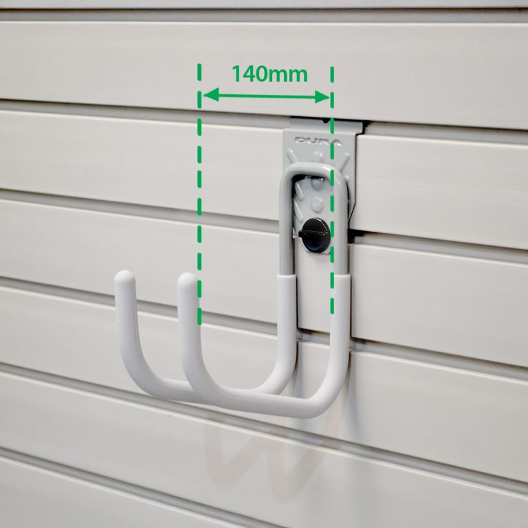 DUAS009 Heavy Duty Cradle Hook for StorePanel with Dims