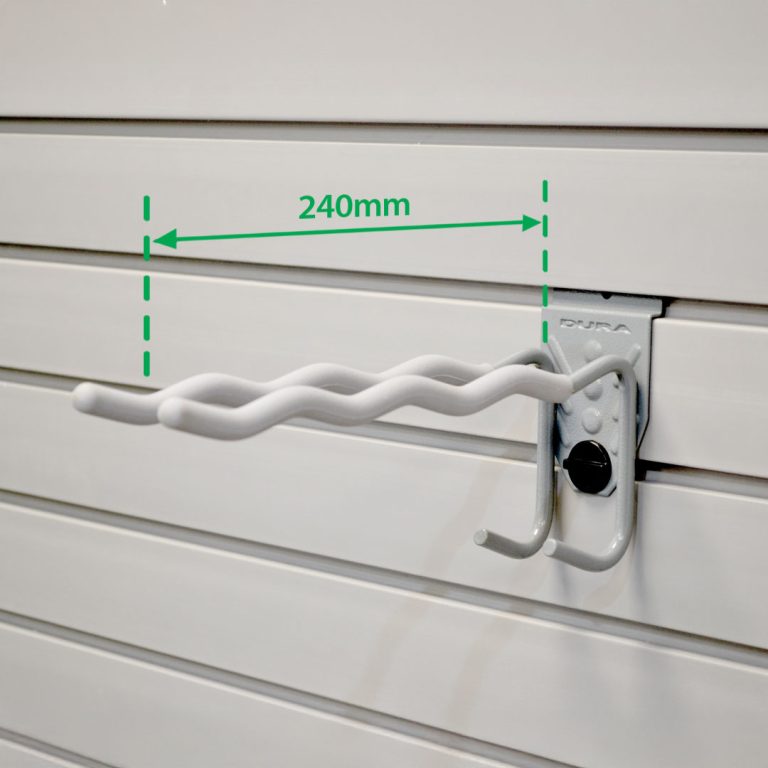 DUAS010 Heavy Duty Tool Hook for StorePanel with Dims