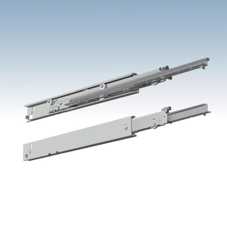 FR074 - Drawer Runners for Dura 600 Series - Grey Tab - Not Soft Close Compatible - 75kg Rating