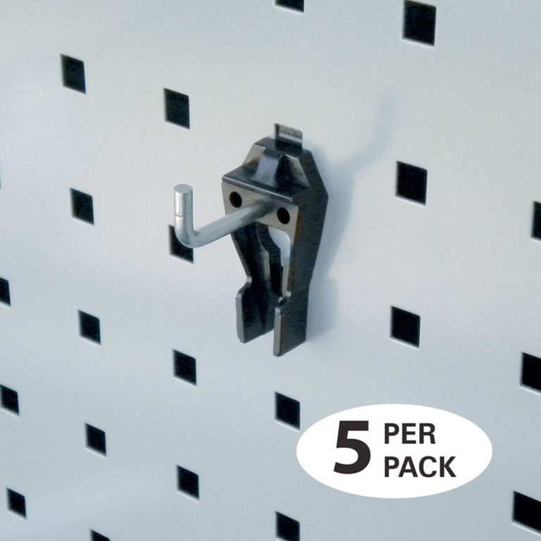 SQR005 - 25mm Single Hook Right Angle End for Square Peg Panel