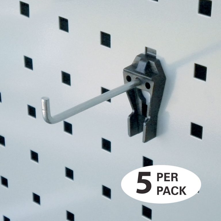 SQR007 - 75mm Single Hook Right Angle End for Square Peg Panel