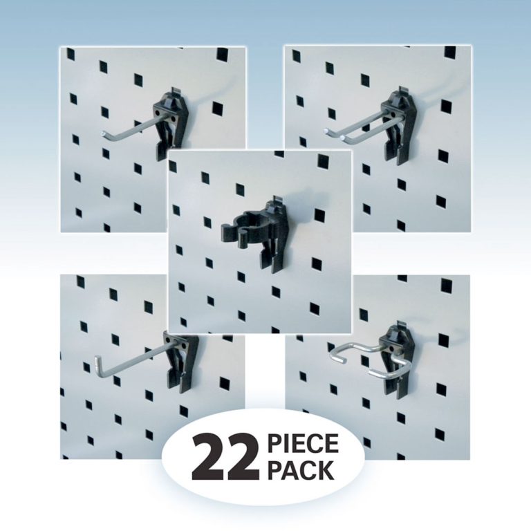 SQR200 - Multi Pack of Hooks and Clips for Square Peg Panel
