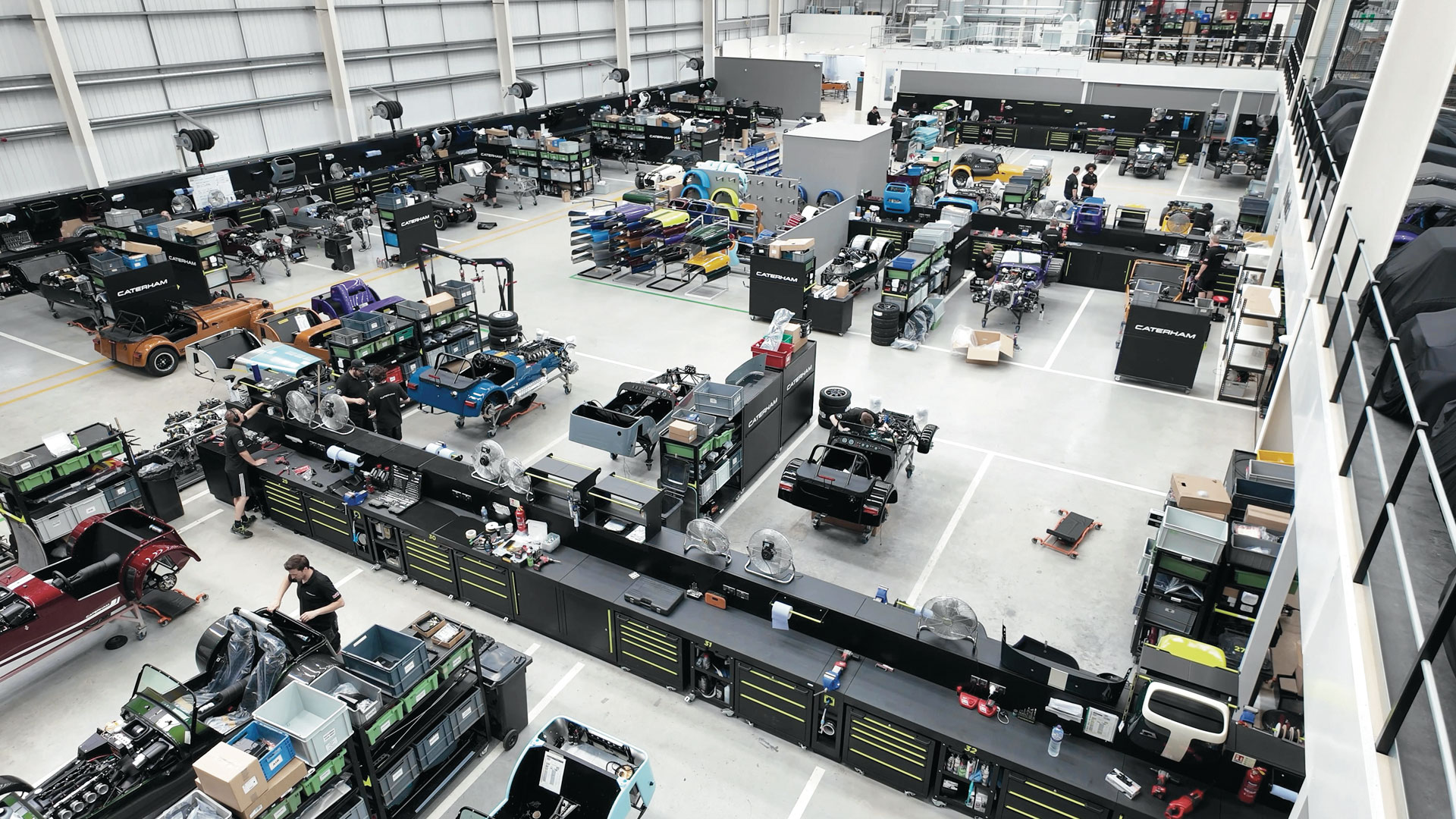 Caterham Automotive Workshop Fitout Dura Caterham Automotive Workshop Fitout Dura
