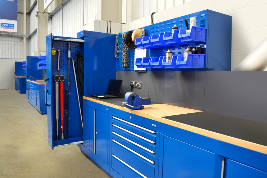 Steel workshop furniture
